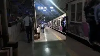 Mumbai Ki Local Train Ka Powerful Acceleration Departure #viralshort#mumbailocaltrain
