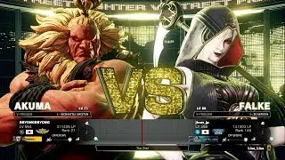 Street Fighter 5 - BBYQNQBBYQNG (Akuma) vs jivan_jp (Falke)