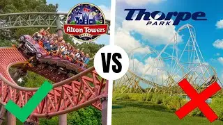 Alton Towers VS Thorpe Park  I  Who was the best in 2025?