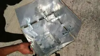 El Mini horno solar construcci&oacute;n (DIY solar oven)