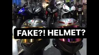 Как распознать поддельный шлем AGV GPR GPRR для мотоцикла. Остерегайтесь онлайн-продавцов поддельных передач.