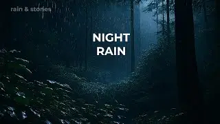 Peaceful Night Rain Sounds for Deep Sleep 🌙 Calm Mind, Anxiety Relief & Rest