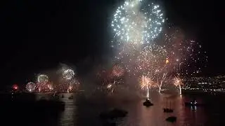 New Years Eve Fireworks in Valparaiso Chile Are Insane - Part 1