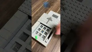 Crafting Minecraft Blue Stained Glass BUT Lego!