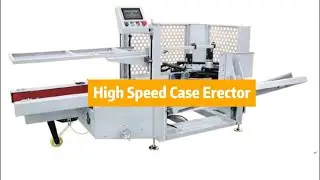 high speed case erector cartong forming machine