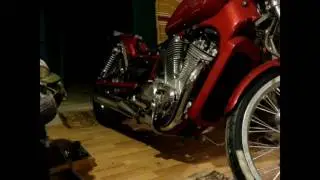 Suzuki Intruder VS800GLP exhaust sound. Восстановление. Завелись!!!