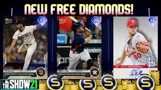 NEW DIAMONDS! FREE 98 Jose Altuve, 97 Yu Darvish, 96 Adam Wainwright! MLB The Show 21