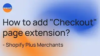 Releasit COD Fee & OTP Verify: How to add 