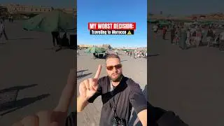 5 reasons NOT to travel to Marrakech, Morocco 🇲🇦 #shorts #travel