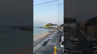 Sea noise quiets my worries🤍#sea #southkorea #dailyvlog