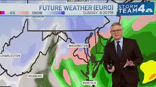 More snow in the DC area?! See Sunday's forecast | NBC4 Washington
