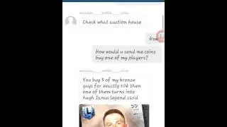 Scammer caught shout out to madden mobile gods