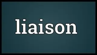 Liaison Meaning