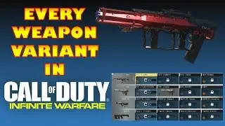 All Weapon Variants in Infinite Warfare!!! CRAZY NEW GUN PERKS!!!