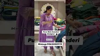 Pure Mul chanderi designer collection/  visit store