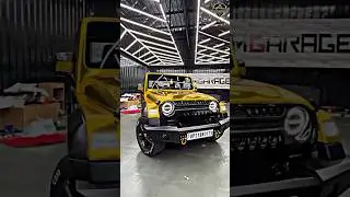 INDIA Golden Thar #thar #tharlover #thar4x4 #offroad #tharmodified #accessories #carmodification