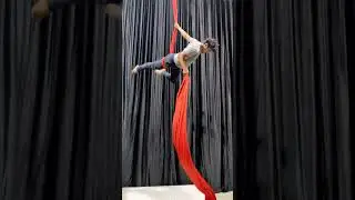 Aerial silk Advance routine/ infinity Drop