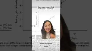 Do this science-backed training to become smarter! #shorts #neuroscientist
