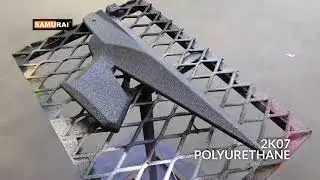 Samurai Paint Wrinkle Paint 2K08 Undercarriage Epoxy & 2K07 Polyurethane Spray Paint - Demo