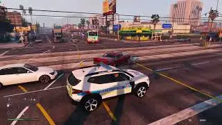 Police Municipale : patrouille agit&eacute;e en nouvelle Dacia | LSPDFR #7