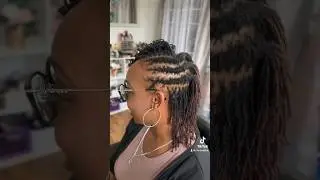 Another SisterLocks / microlocs style  #sisterlocksstyle #microlocs #naturalhair