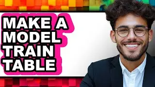 How to Make a Model Train Table - Full Guide