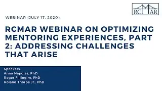 Optimizing Mentoring Experiences, Part II: Addressing Challenges That Arise