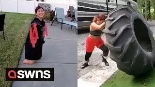 US woman who opted to have legs amputated is now training to compete in PARALYMPICS | SWNS