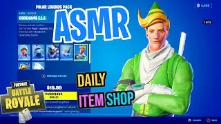 ASMR Fortnite RARE Codename ELF Skin Is Back! Daily Item Shop 🎮🎧 Relaxing Whispering 😴💤
