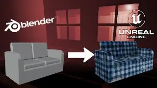 Blender to UE5 PS1 Style Game - Couch Time-lapse