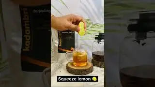 Iced tea using our darjeeling black tea ☕️ #icedtearecipe #icetea #blacktea