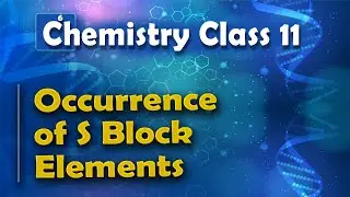 Occurrence of S Block Elements - S Block Elements - Chemistry Class 11