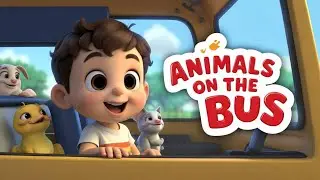 Animals on the Bus 🚌🐶 | Fun Animal Song for Babies & Toddlers | BabyZoo Nursery Rhymes