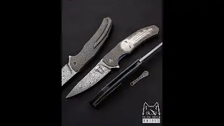 FOLDING KNIFE ISHTAR PUNISHER I PIMPED BY MICHO DAMASTEEL