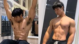 The hairy Chinese fitness model 