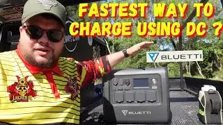 FASTER WAY TO CHARGE PORTABLE POWER STATION USING DC TO AC INVETER IN YOUR VEHICLE  BLUETTI EB200P