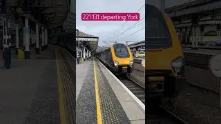 CrossCountry Class 221 departing York