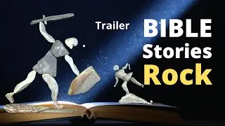 David and Goliath Bible Stories in Rocks & Pebbles by Patti Rokus