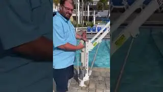 Global Pool Lifts assist in transferring people with limited mobility into pools! #rehab #zao