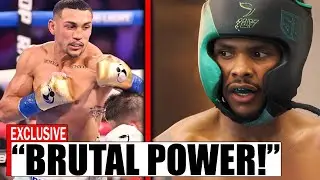 “INSIDE CAMP: Shakur Stevenson Unleashes BRUTAL POWER Ahead of Teofimo Lopez Fight”!