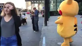 Pok&eacute;mon Pikachu in New York City