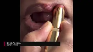 Lakm&eacute; 9 to 5 Primer + matte lipstick chocolate crush swatch