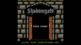 Title screen : Shadowgate  : Nes #Shorts