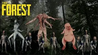 The Forest - Virginia, Cowman, Armsy and Cannibal Attack