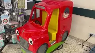 Jolly Roger Classic Van Fire Truck Kiddie Ride MUTE 