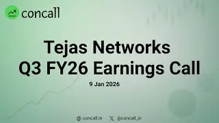 Tejas Networks Q3 FY26 Earnings Conference Call | Concall.in