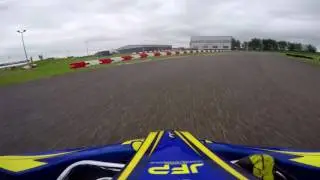 Onboard Gold Kart Rotax Max Senior - GK4 #6 Emmen Pottendijk Race 3
