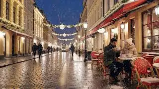Warm Balcony Cafe Jazz Beautiful Garden, Study Spot with Gentle Autumn Jazz to Relax, Study & Work