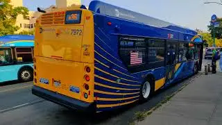 NYCT Bus: 2022 New Flyer XD40 7972 on the B36 at Nostrand Avenue & Gravesend Neck Road