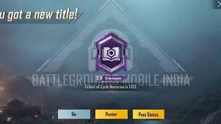 BGMI NEW TITLE COLLECT S3 Hex Encounter #short #battlegroundmobileindia #pubgmobile